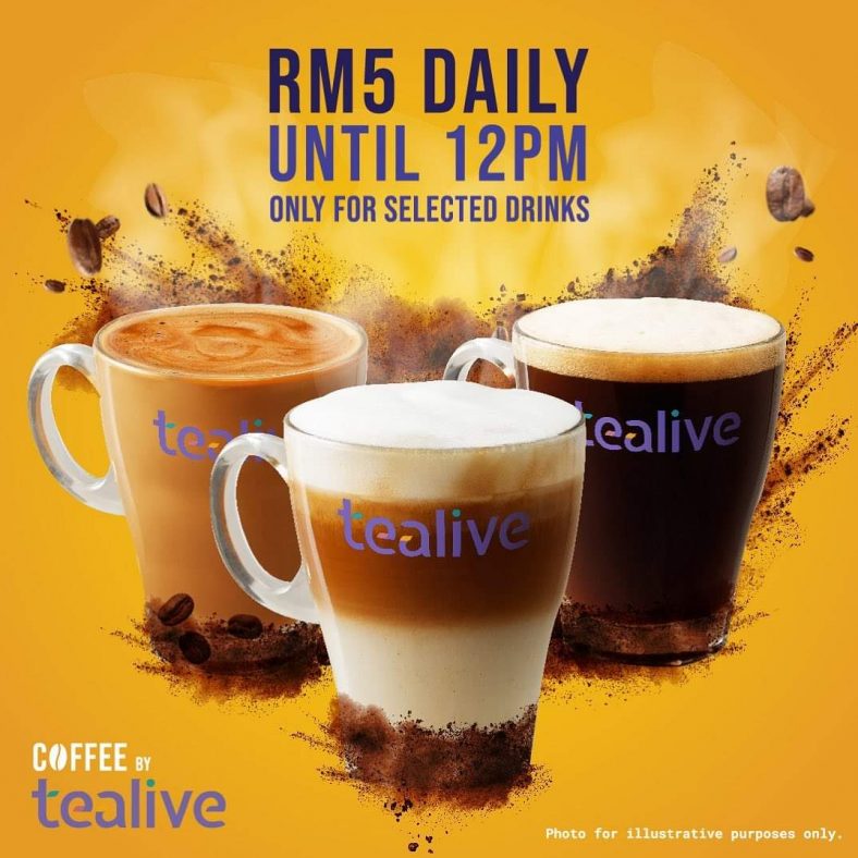 Tealive Coffee For Only RM5 Daily