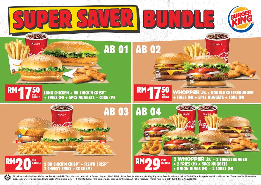 Burger King Super Saver Bundle