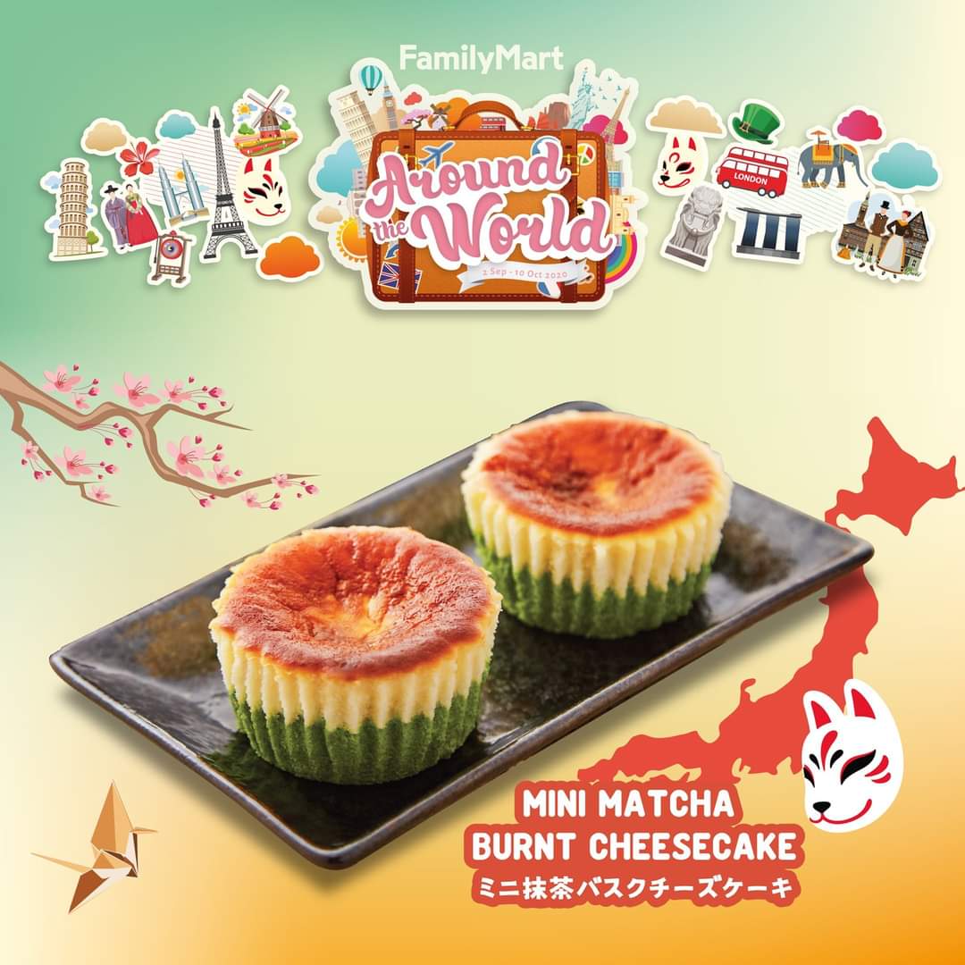 Familymart Mini Matcha Basque Burnt Cheesecake At Rm 4 90