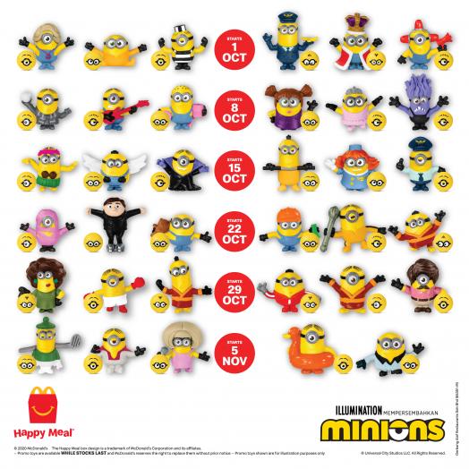 minions mcdonalds 2013