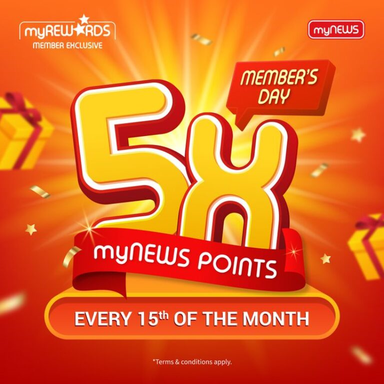 MyNEWS Amplifies Rewards Unpacking the 5X Members' Day Bonanza