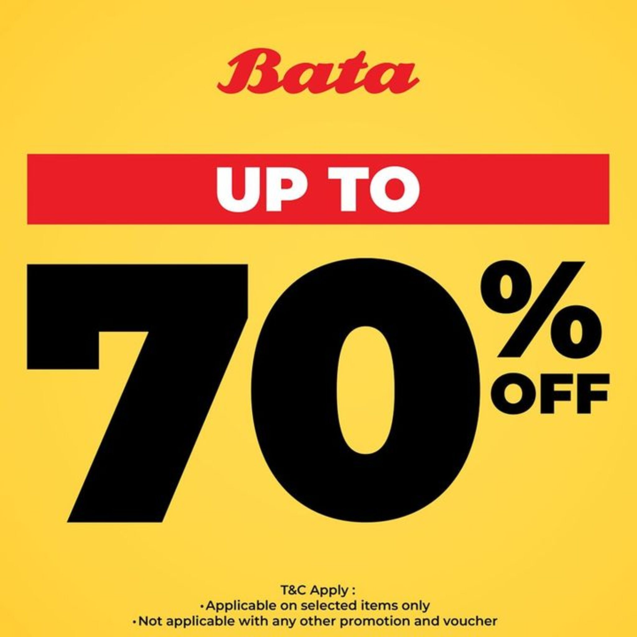 Bata Malaysia's Extravagant 70 Off Sale January 2024