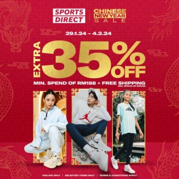 Sports Direct Celebrates Chinese New Year 2024 with Extra 35% Off