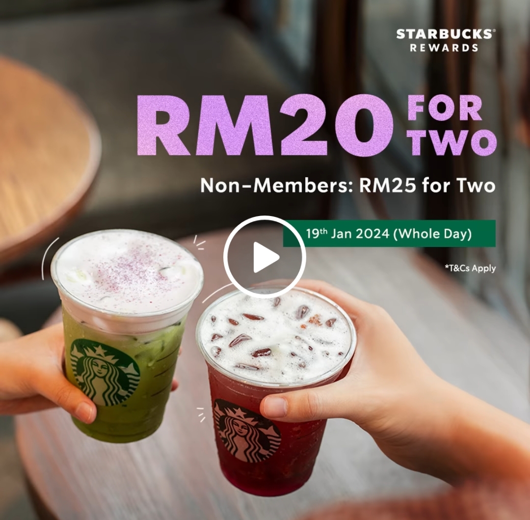 Starbucks January 2024 Specials Grande Sized Handcrafted Beverages As 