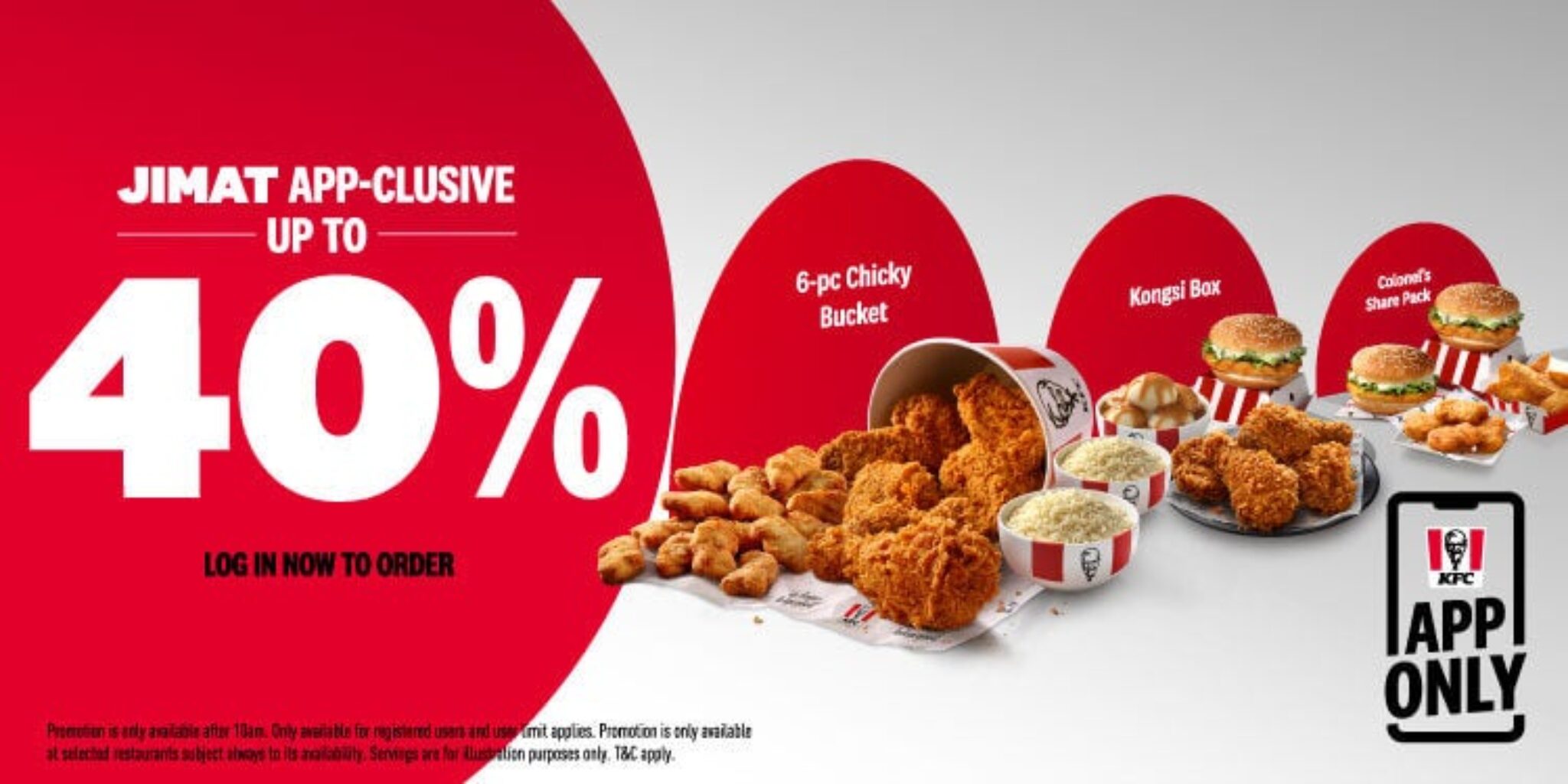 KFC Jimat Appclusive Deal Save Up to 40 Off on 6pc Chicky Bucket