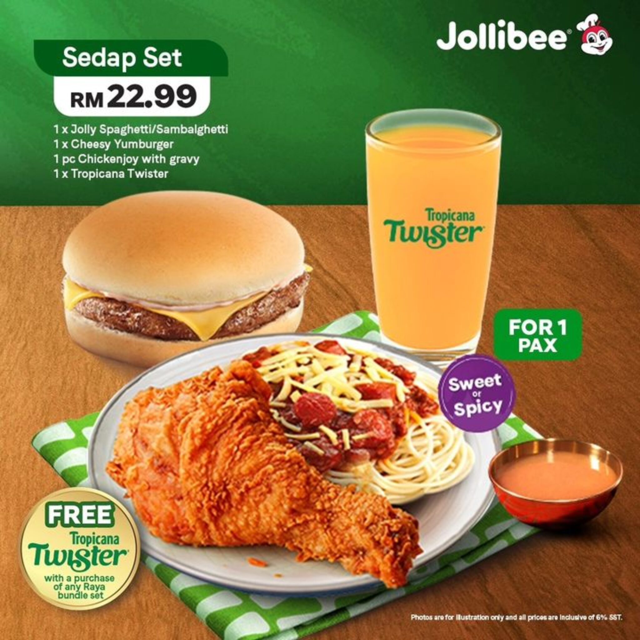 Jollibee: Satisfy Your Cravings with the Gempak Set & Free Tropicana ...