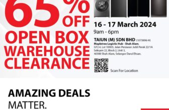 Mega Warehouse Sales Fashion & Appliances from 50% – 90% Off