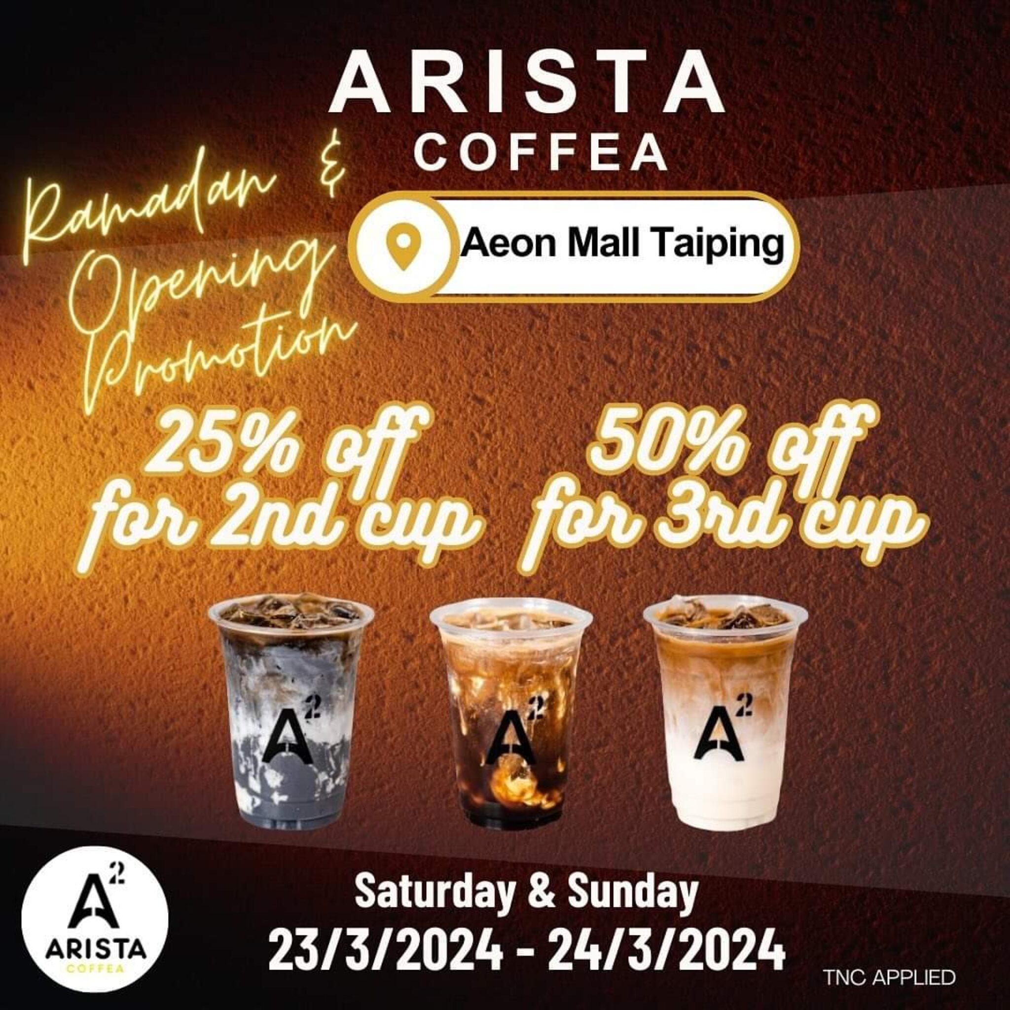 Arista Coffea at Aeon Mall Taiping Grand Opening- Fresh Brew ...