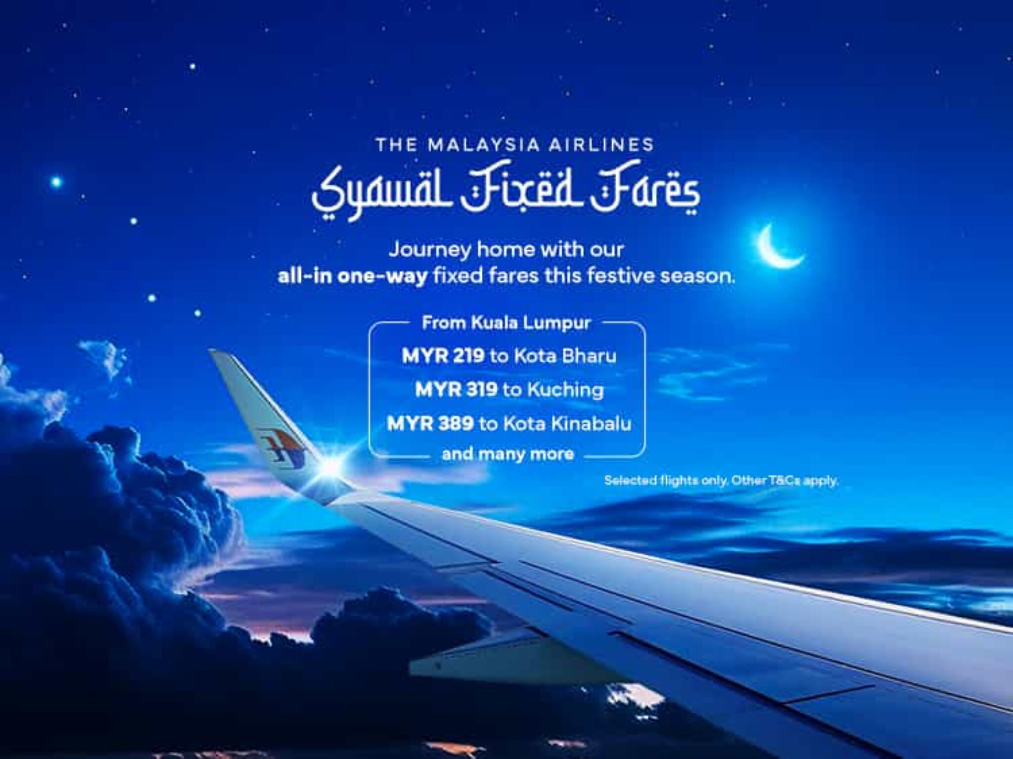 Malaysia Airlines Ramadan 2024 Enjoy Syawal Fixed Fares Book Now & Save!