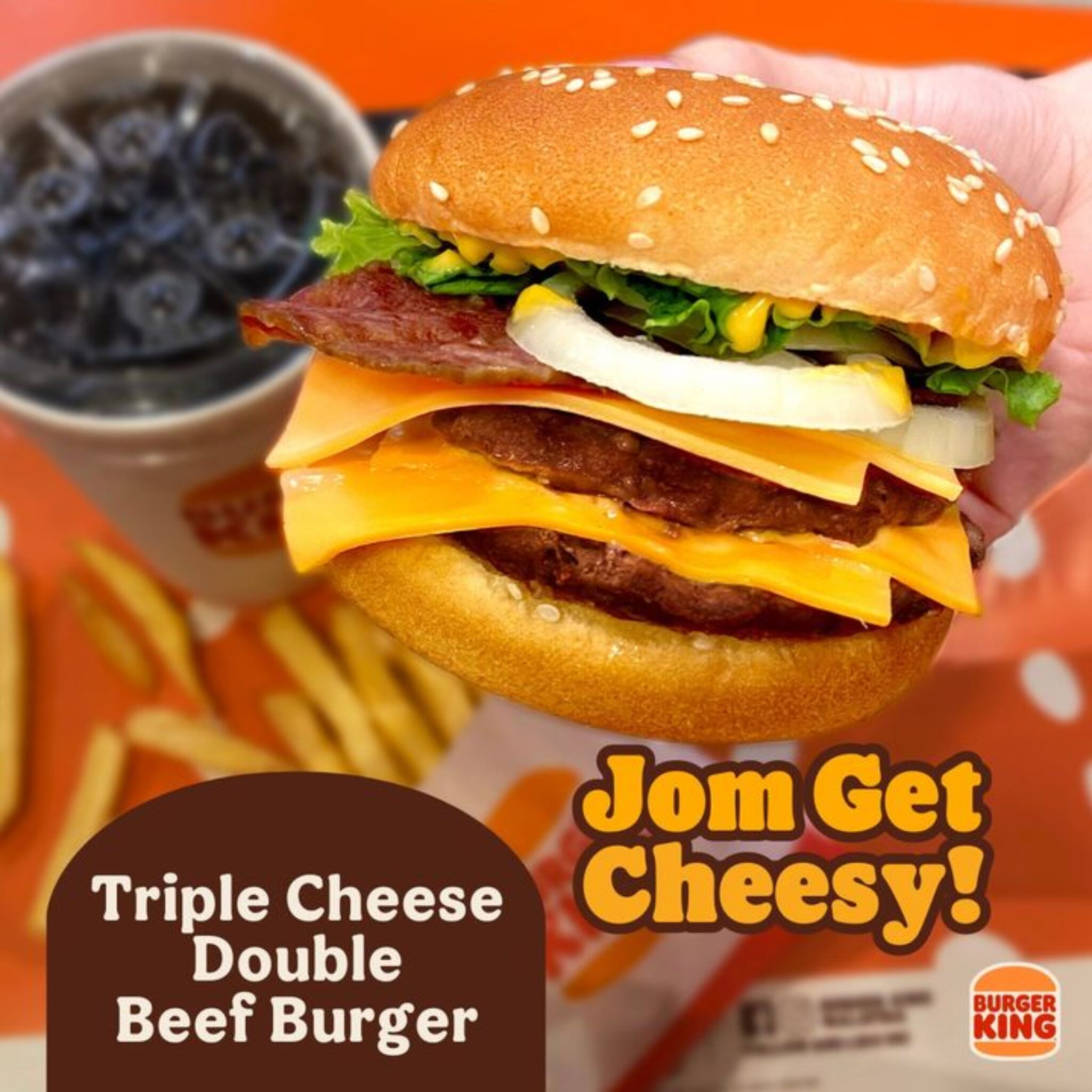Burger King Malaysia's Cheesy Delight: Indulge in the Triple Cheese ...