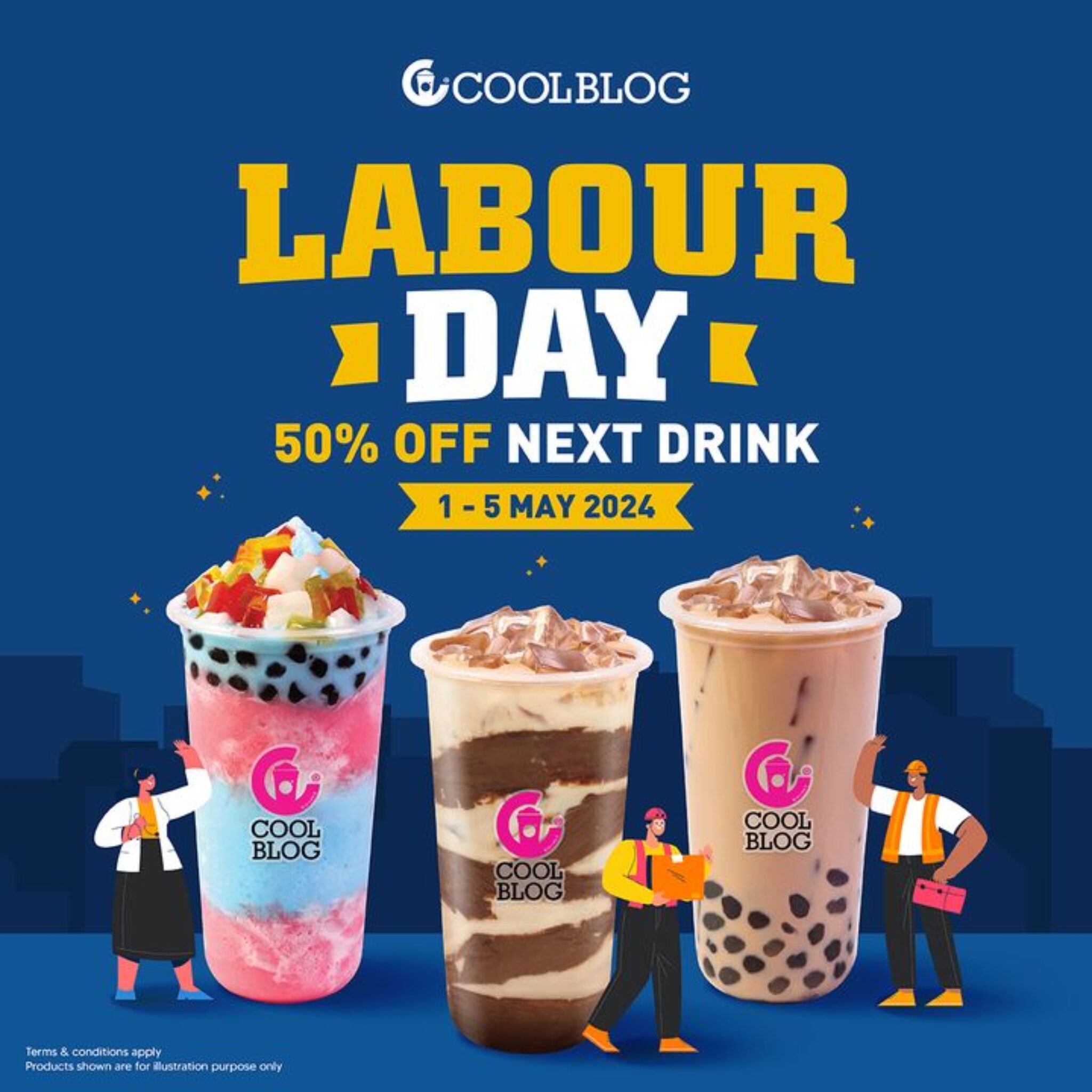 Coolblog Labour Day Special: Buy One Drink, Get the Next 50% Off | May 2024