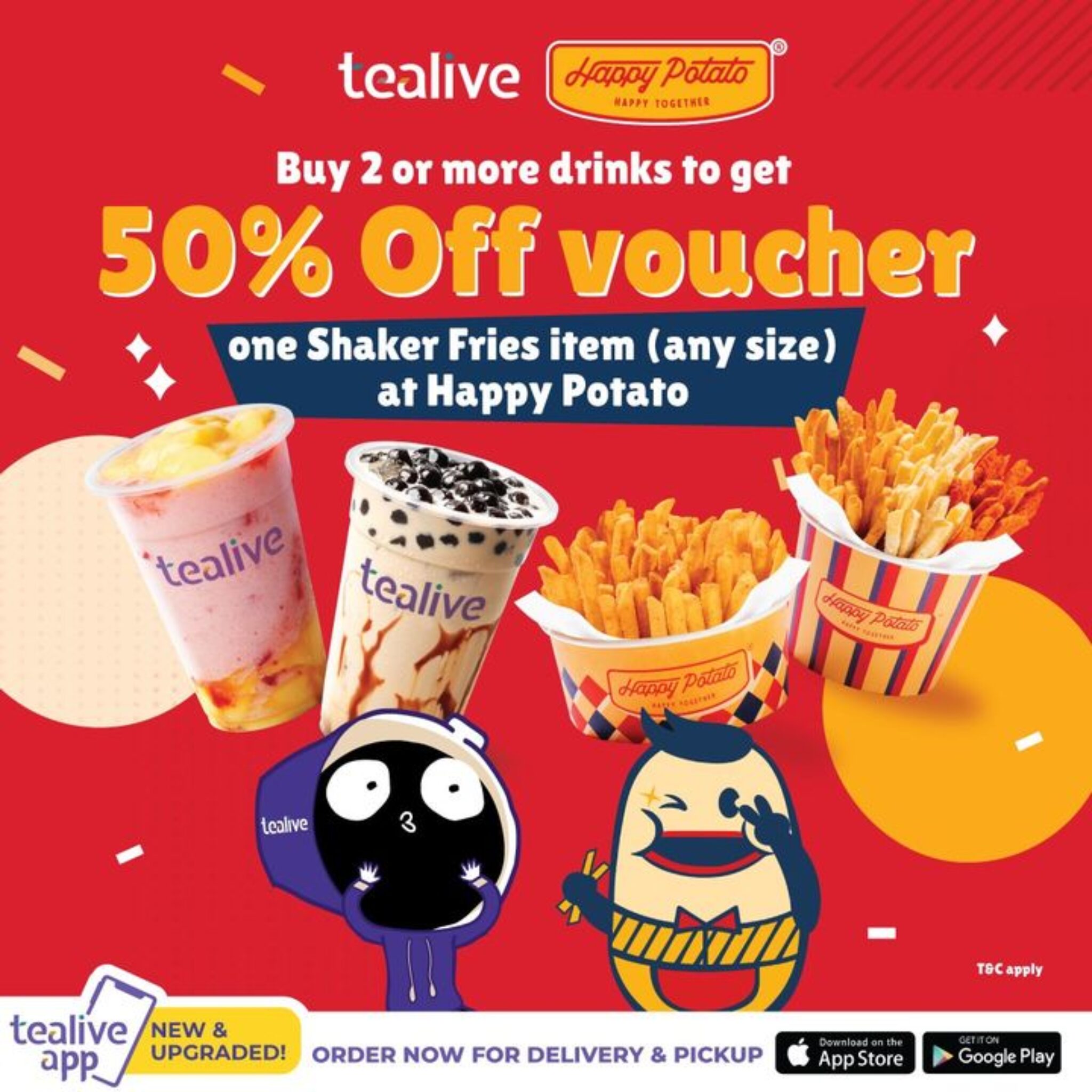 Tealive Happy Potato: Indulge in Delightful Combos - 50% Off Promo, May ...