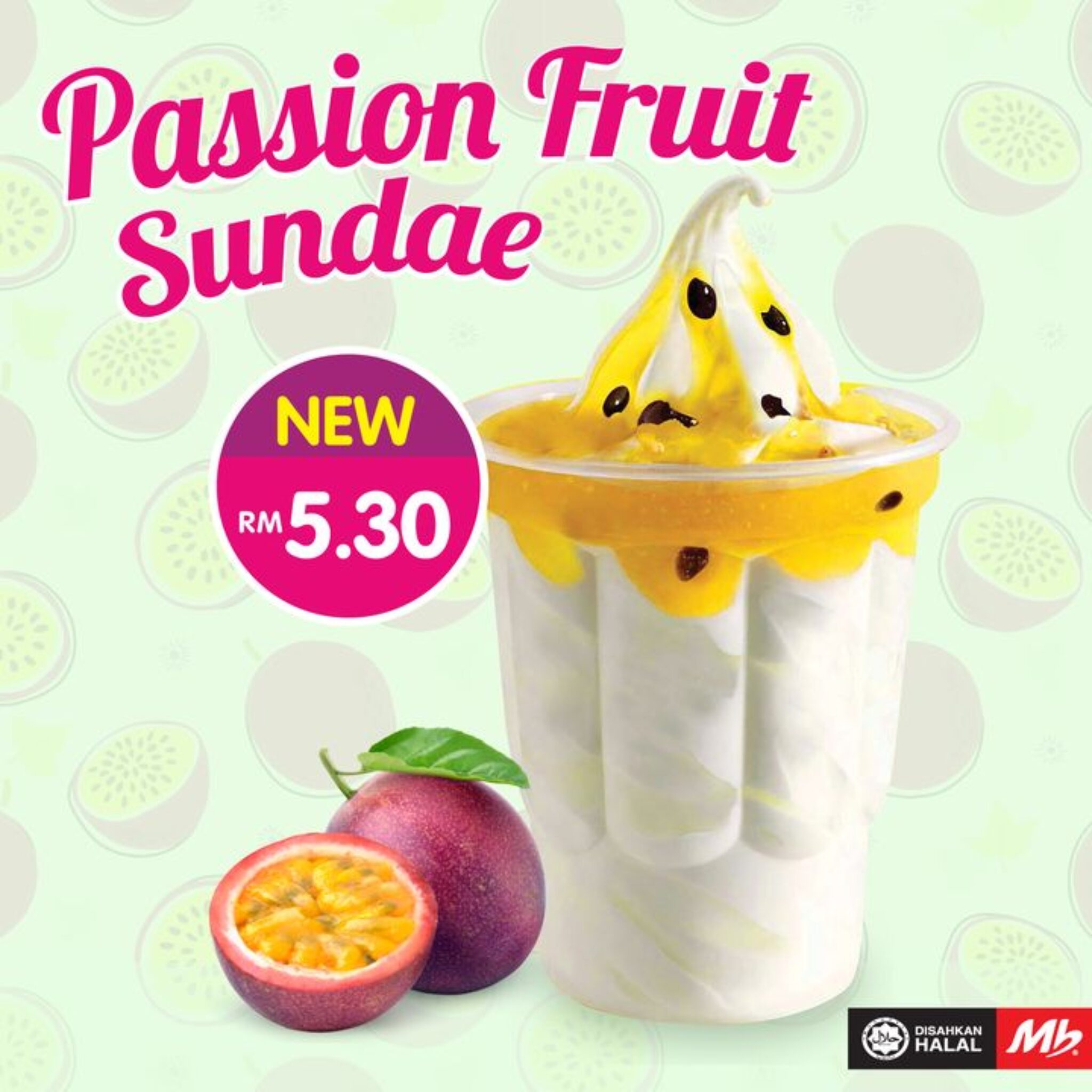 Treat Yourself To The Delightful Passion Fruit Sundae At Marrybrown