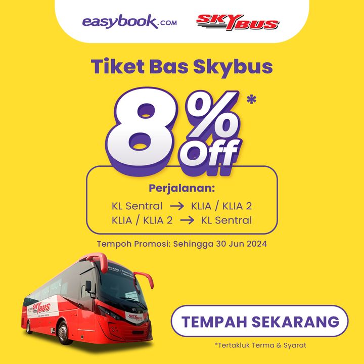 Easybook : Save Up to 8% on Skybus Bus Tickets