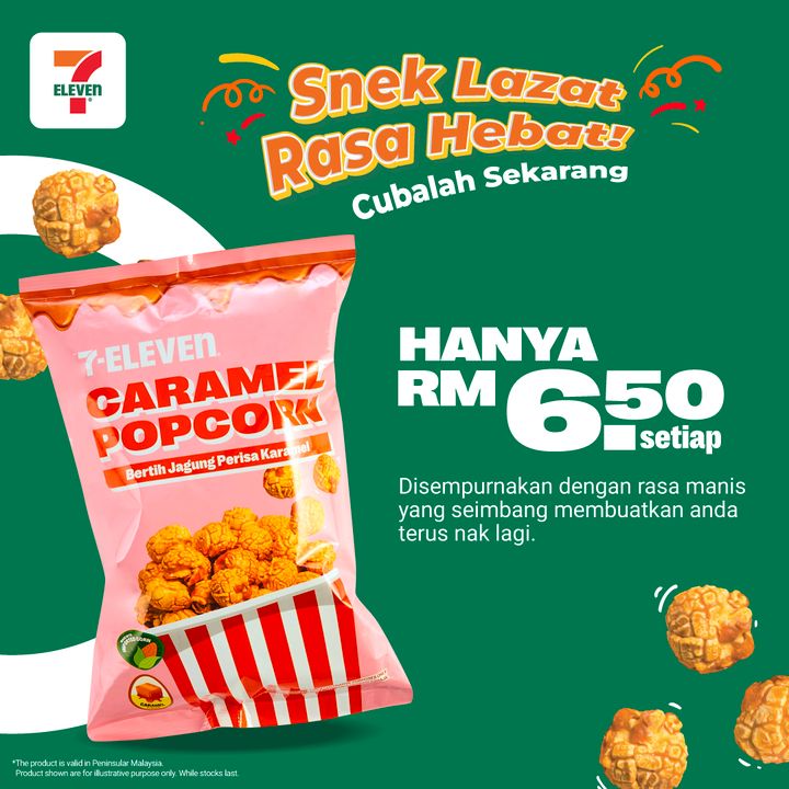 Discover Irresistible Snacks at 7-Eleven for Just RM3.50 on June 2024