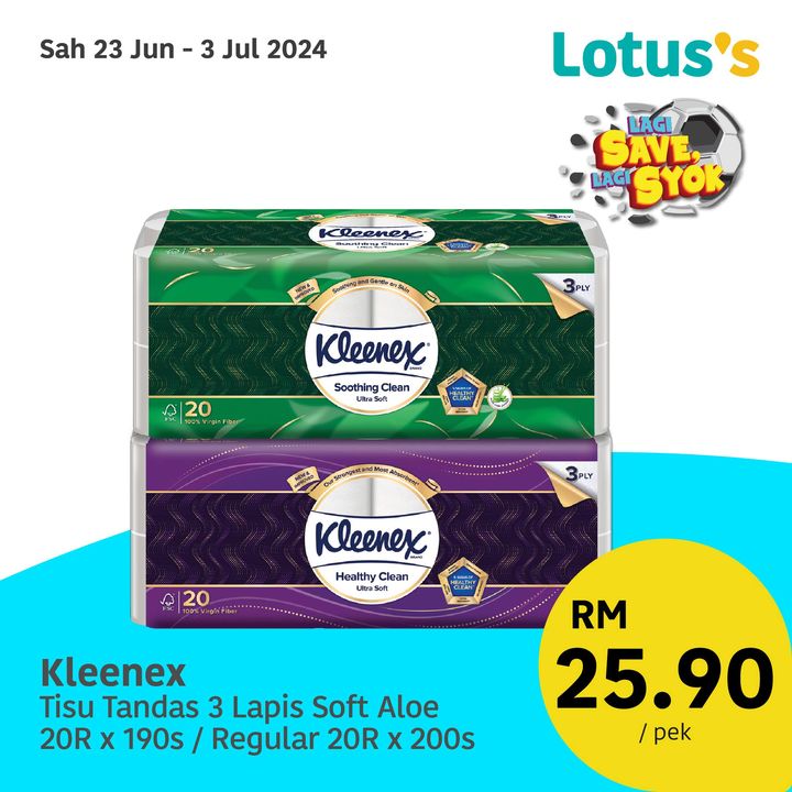 Kleenex Toilet Tissue - RM 25.90 per package