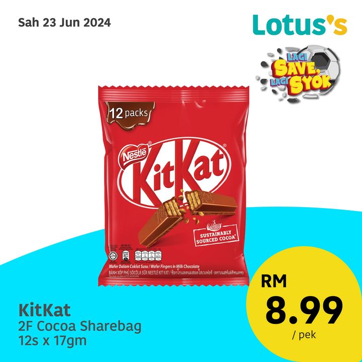 Nestle KitKat - RM 8.99 per pack