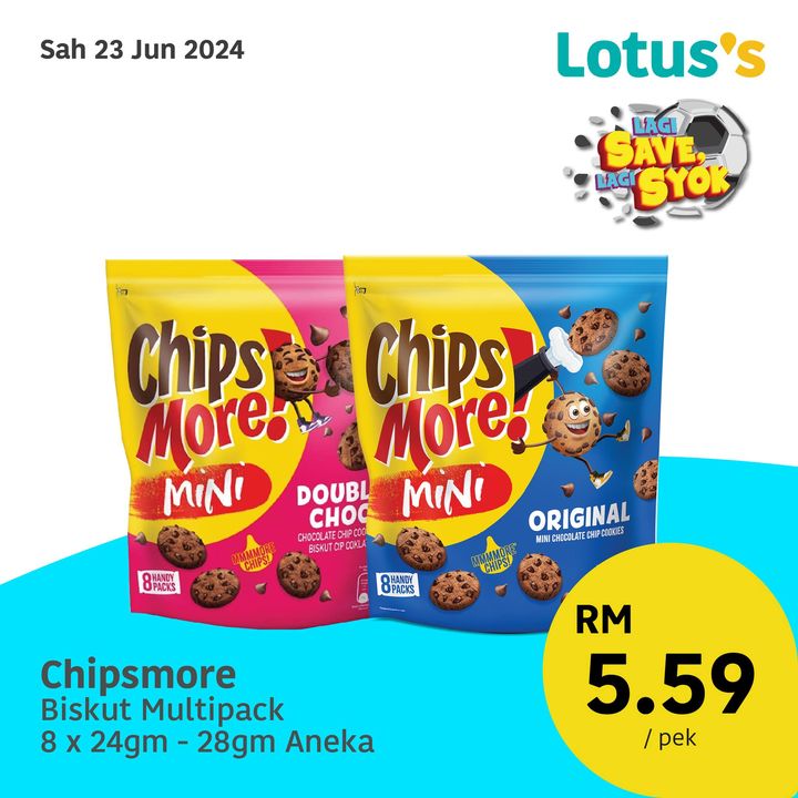 ChipsMore Mini Cookies - RM 5.59 per pack