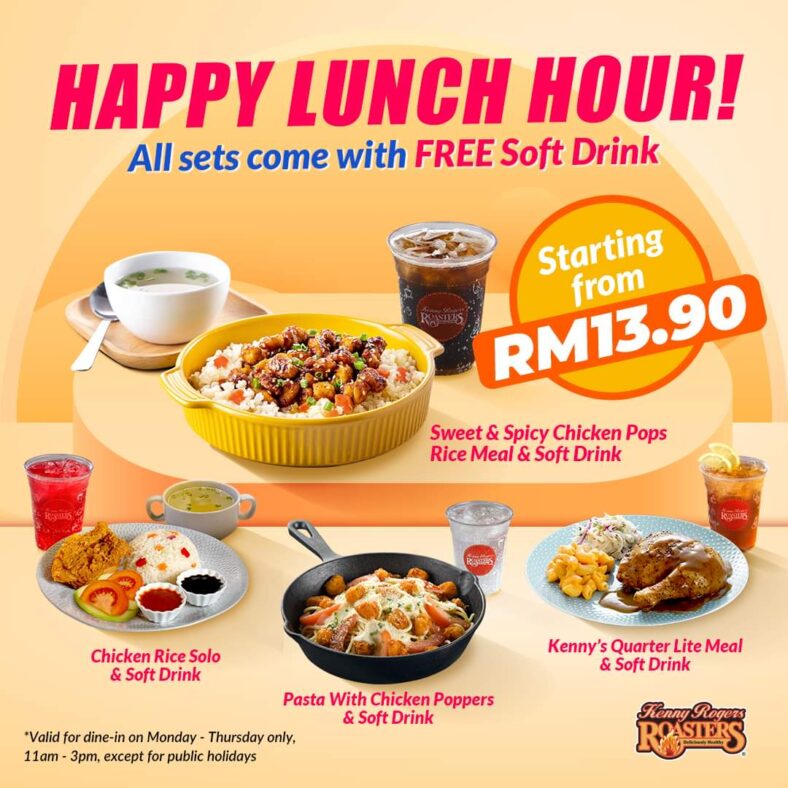 Kenny Rogers Roasters' Lunch Deals Are Finger Lickin' Good!