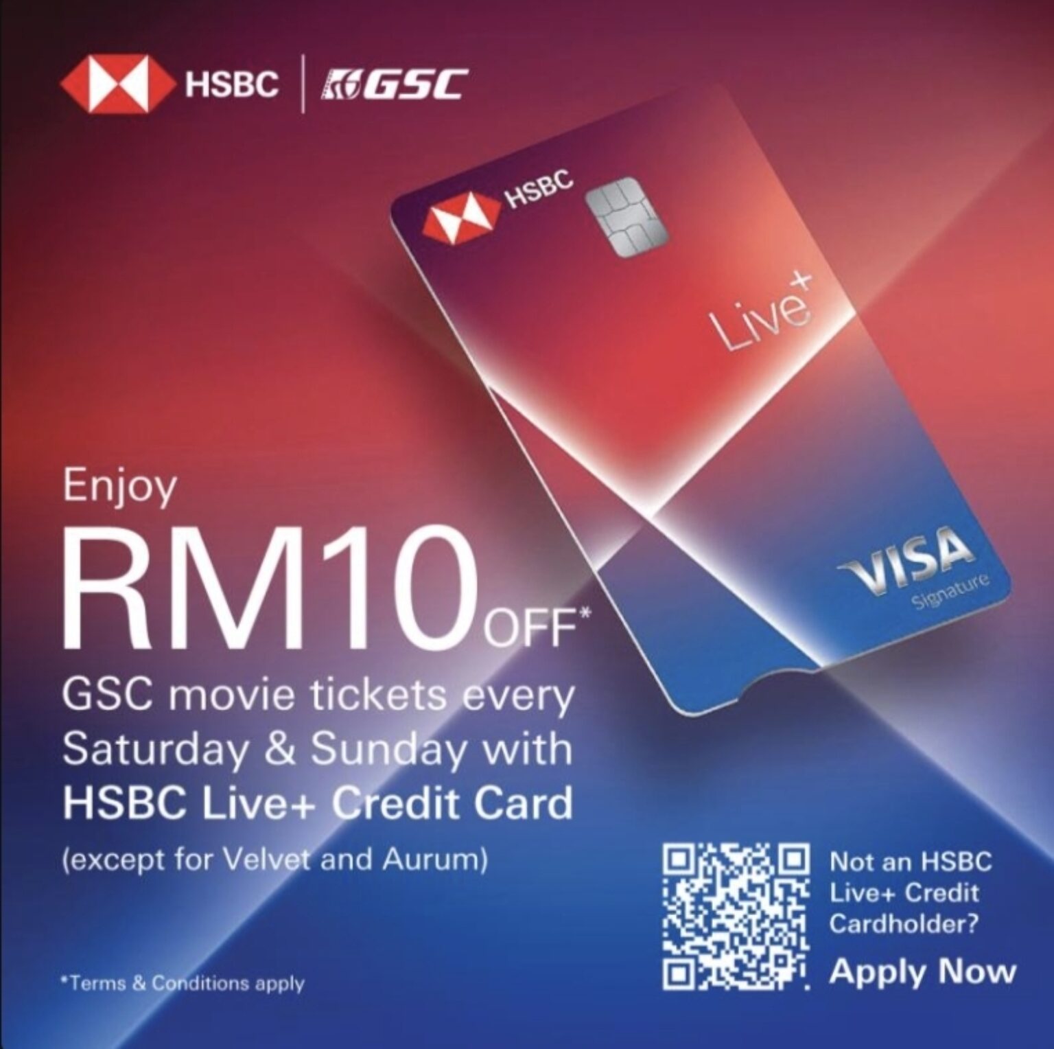 RM10 OFF GSC movie tickets every Saturday and Sunday with your HSBC ...