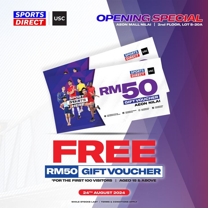 Sports Direct Aeon Mall Nilai Opening