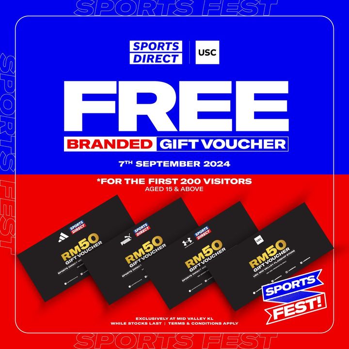 Sports Direct Flagship Store Opening Promotion