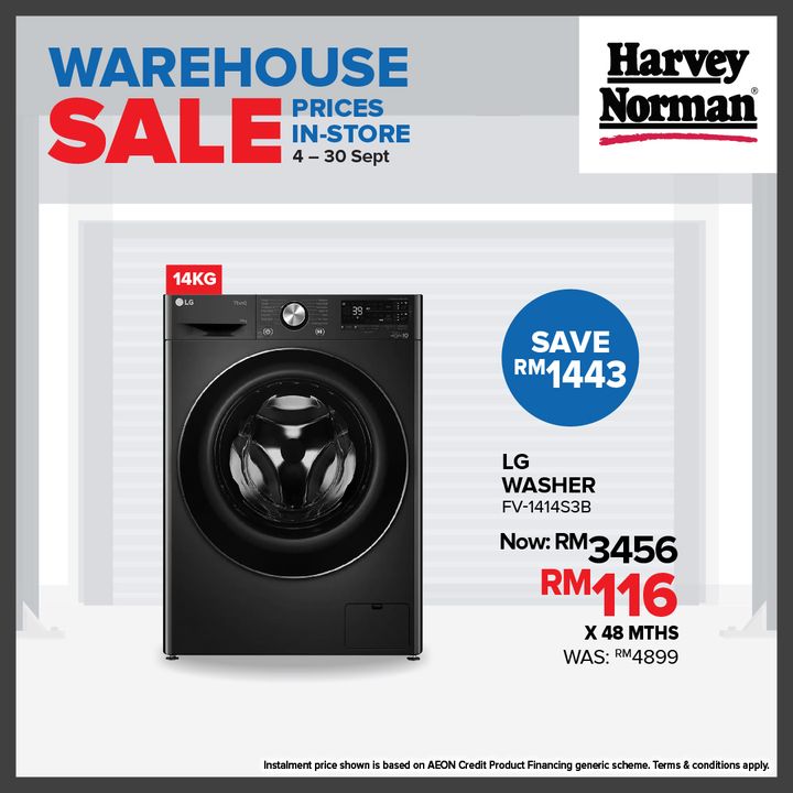 Harvey Norman Warehouse Sale - Furniture