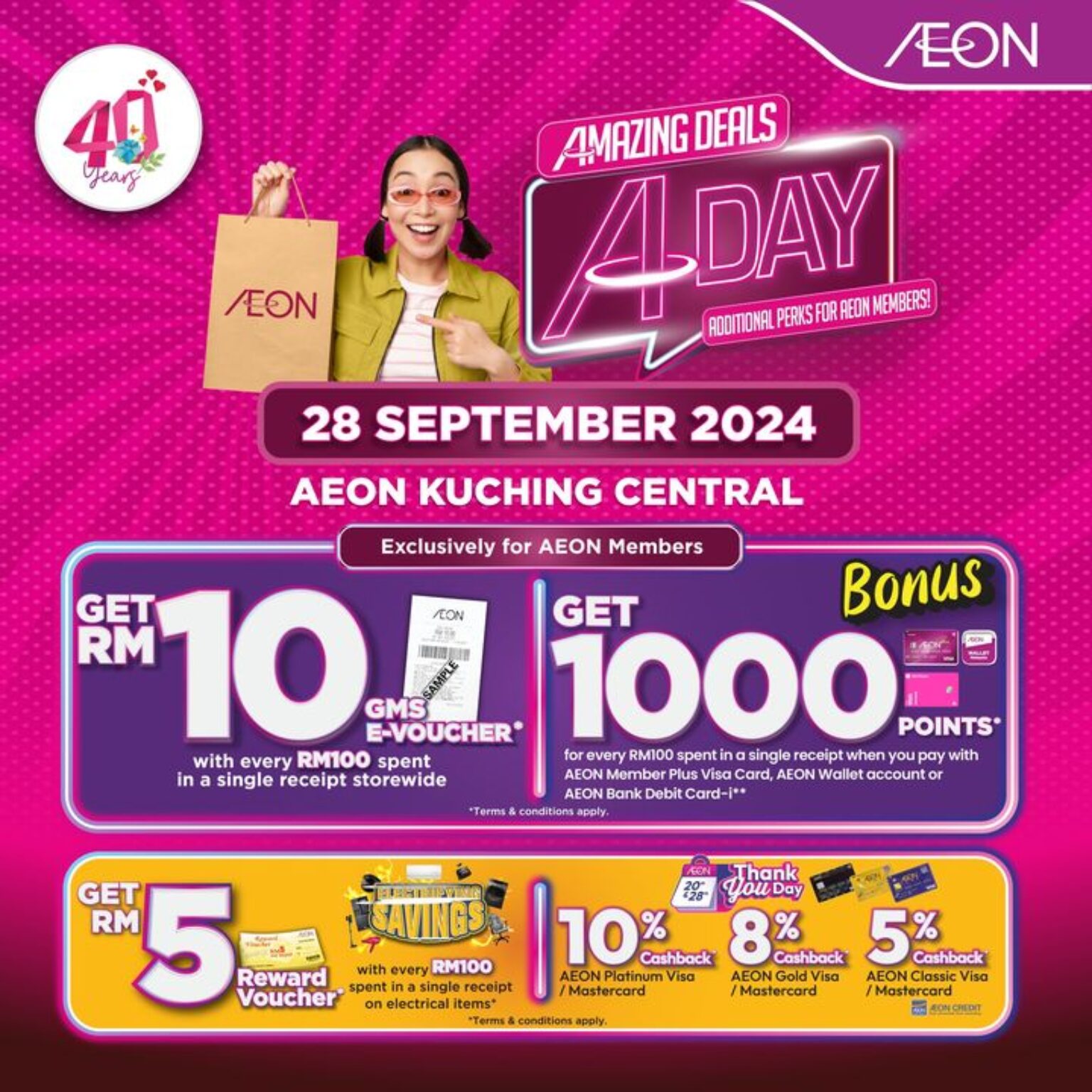 AEON Kuching Central ADay Sale One Day Only! Score HUGE Savings on