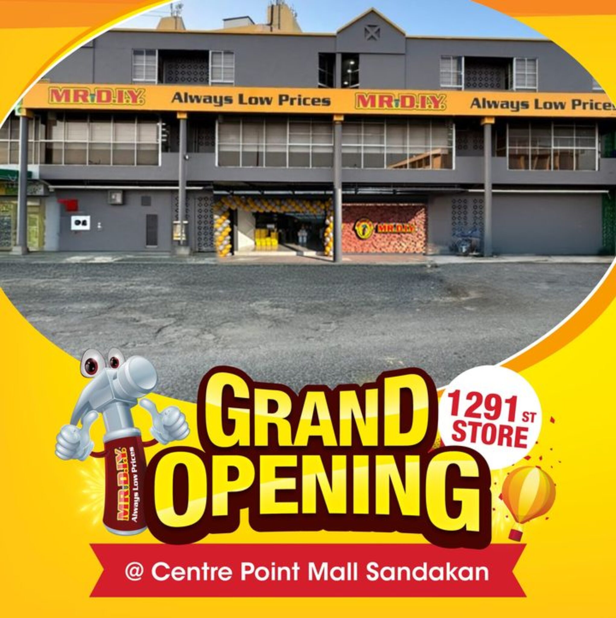 Unmissable Opening Bonanza MR.DIY Launches New Store at Centre Point