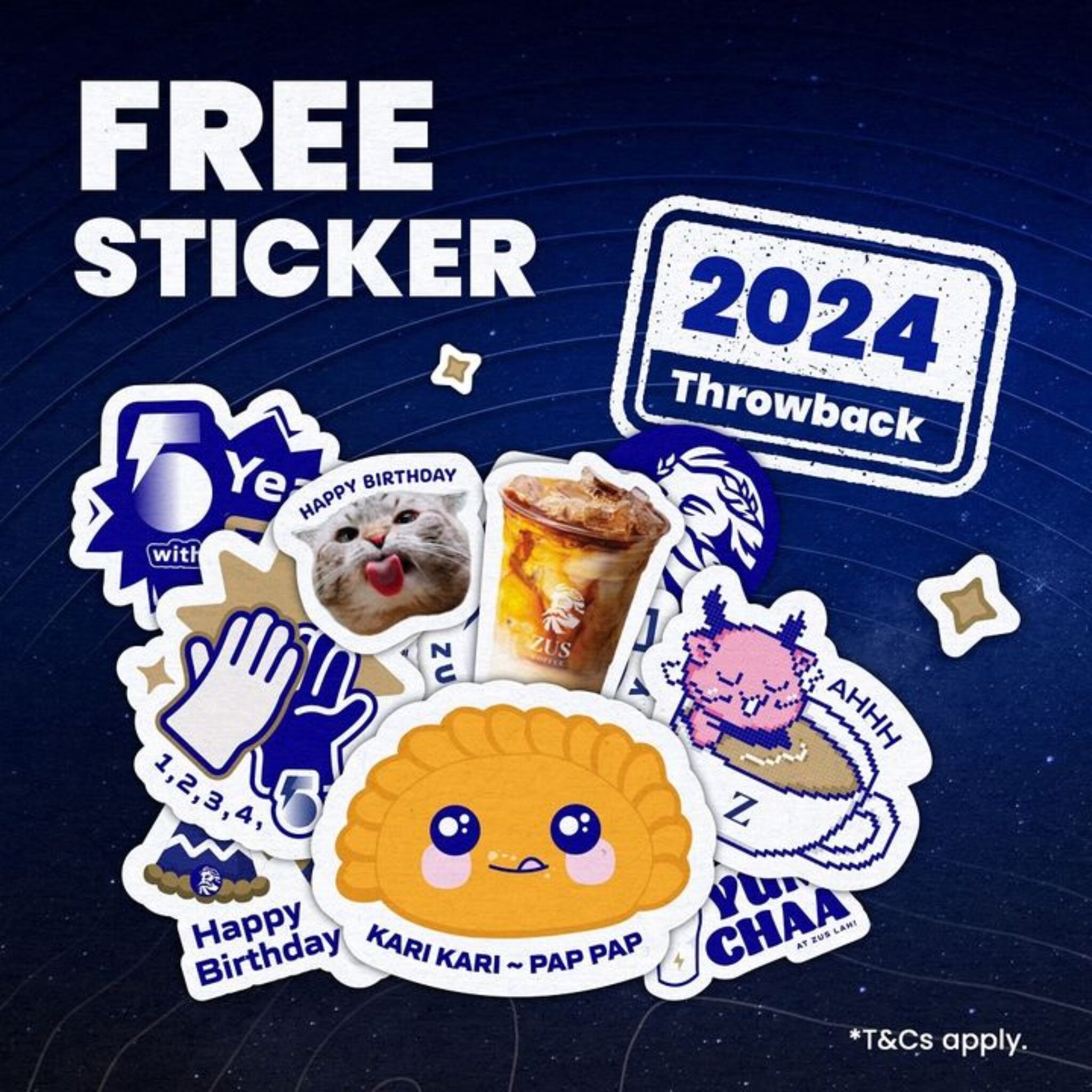 Grab Free Throwback Stickers with Your Zus Coffee Frappe Buddy! (November 2024)