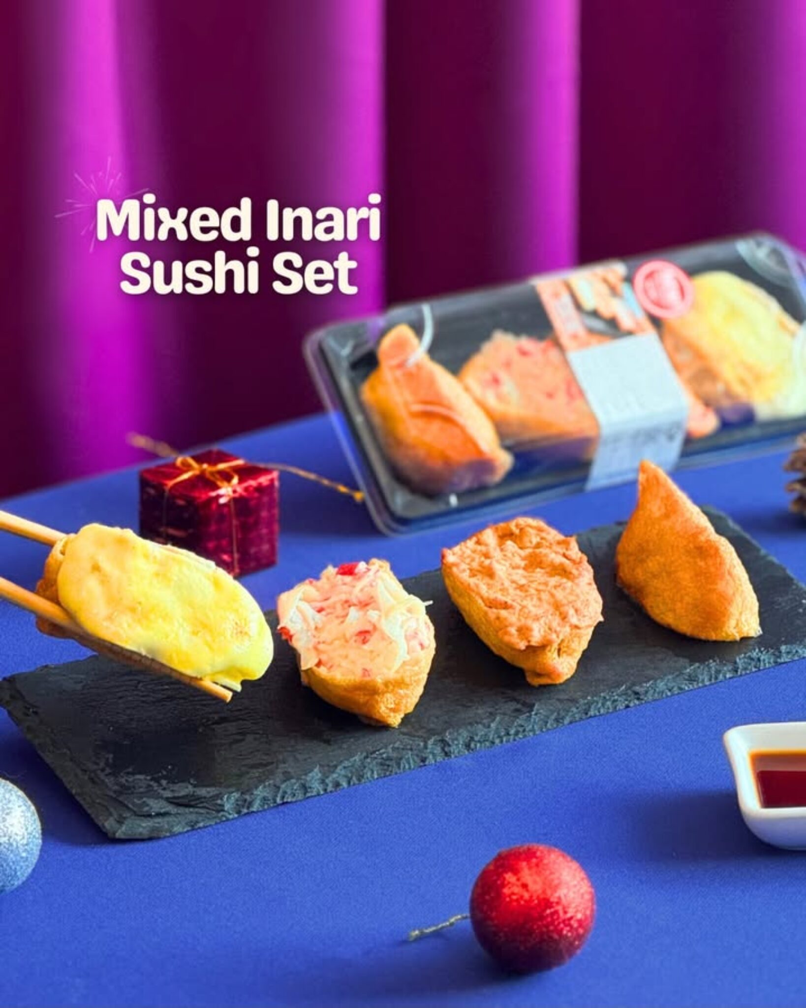 Roll Into The Holidays With Familymart's Sushi-licious Inari Set!