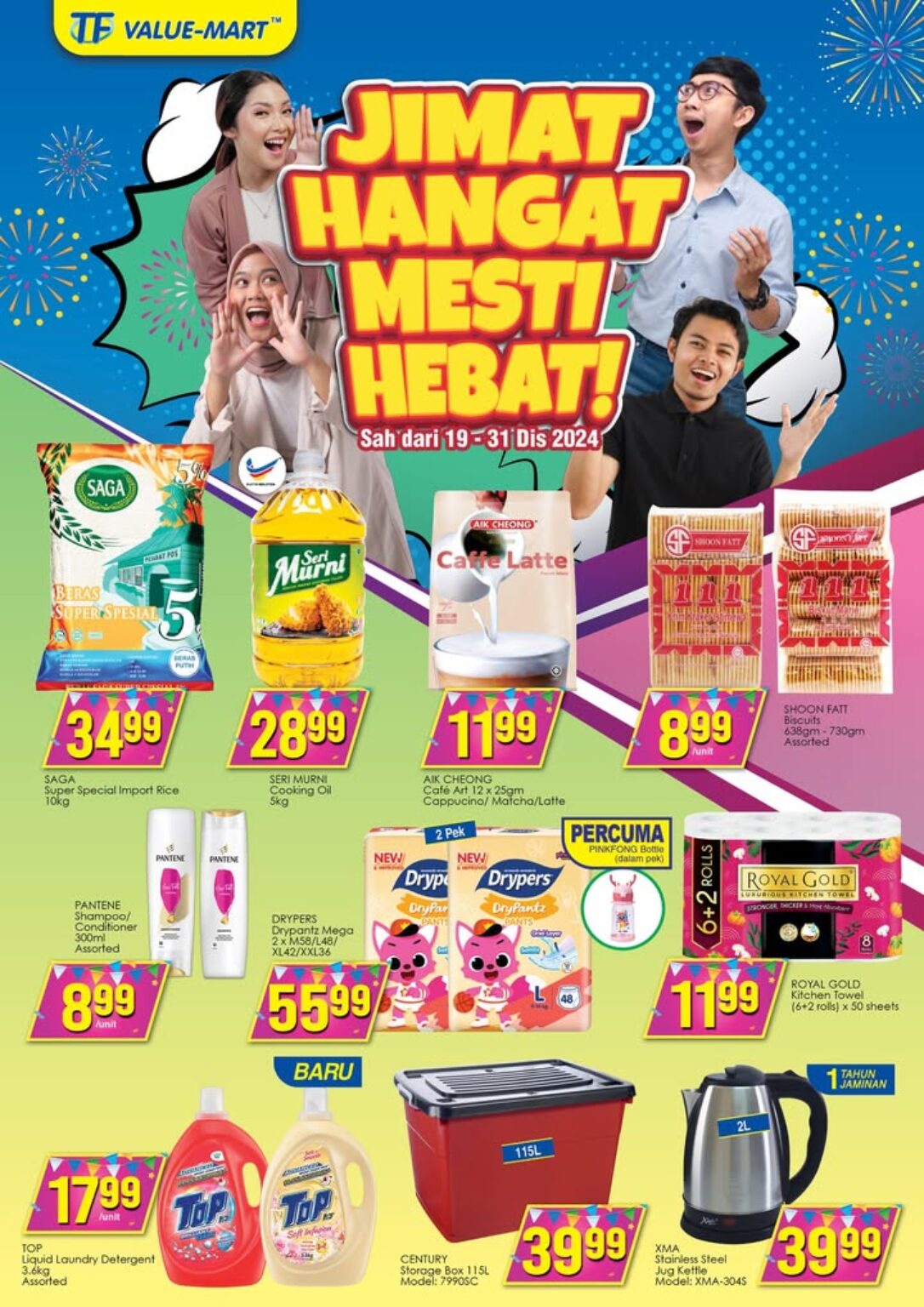 TF Value-Mart's Mega Jimat Hangat Mesti Hebat Sale!