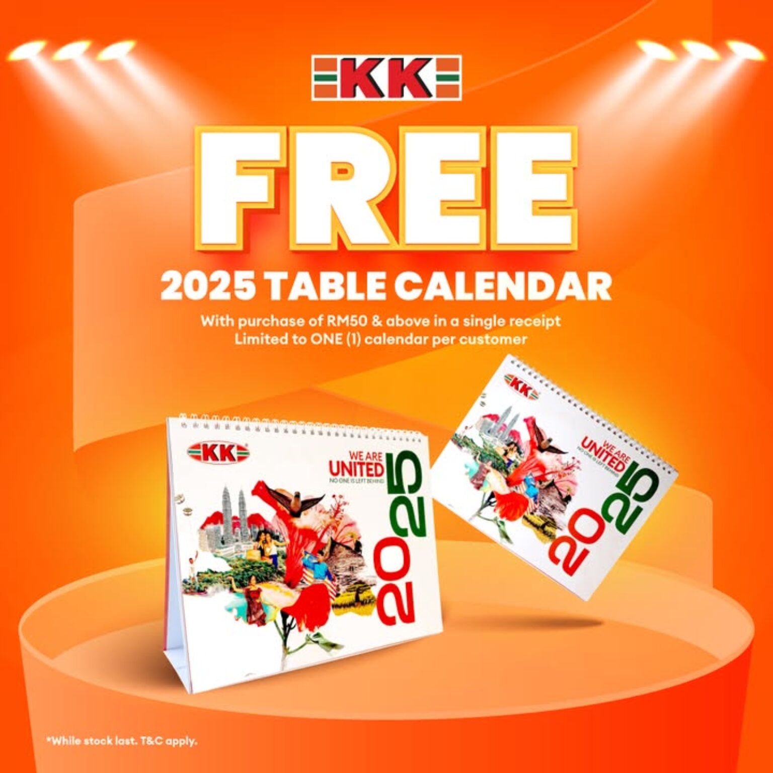 KK Super Mart 2025 Calendar Giveaway: Free Calendar with Every RM50 ...