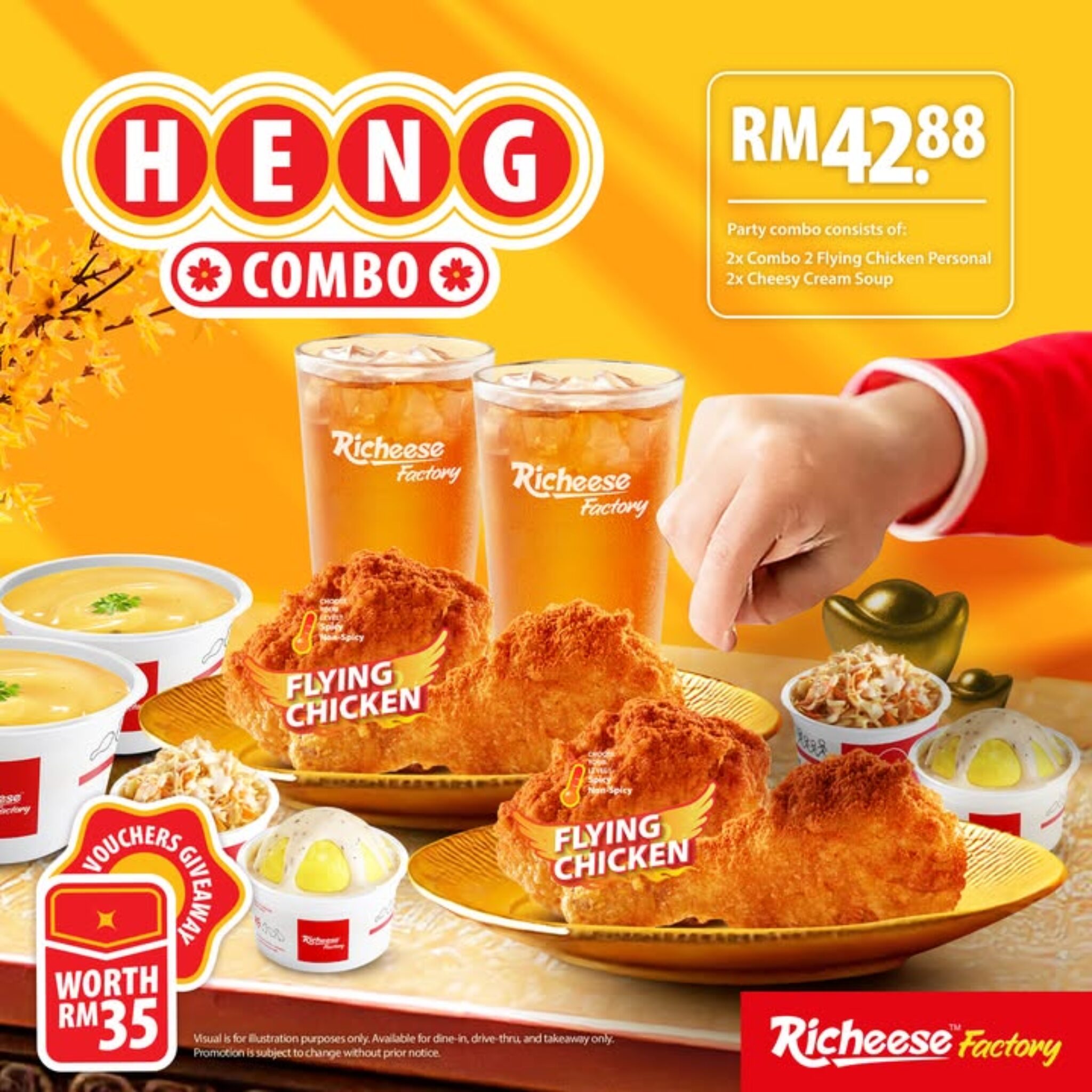 Gong Xi Fa Cai! Celebrate Chinese New Year 2025 with Richeese Factory's