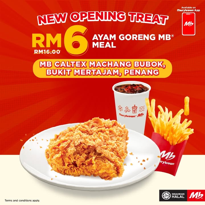 Marrybrown Ayam Goreng MB® Meal