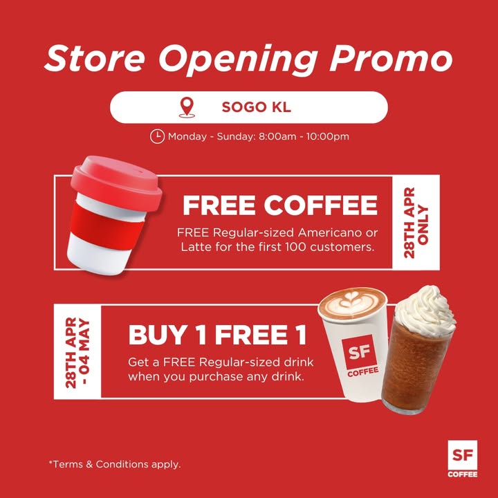 SFC Coffee at SOGO KL Image 2