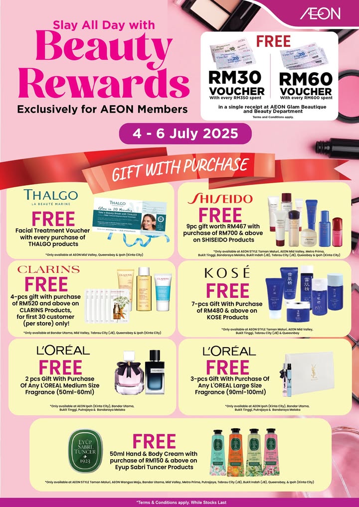 Exclusive Free Gifts