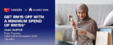Lazada Malaysia Offers RM15 Promo code for Alliance Bank Credit Card Holders