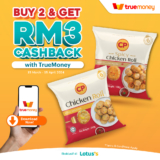 Berbuka puasa with CP Chicken Roll at Lotus’s – Get up to RM6 cashback with TrueMoney!
