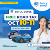 10.10 Flash Sales: BETUL-BETUL FREE Road Tax