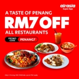 AirAsia Food Offers RM7 OFF For All Penang Restaurants