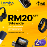 MAE x LamboPlace Birthday Extra RM20 Off Sitewide