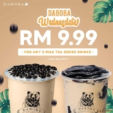 Daboba WEDNESDATE Any 2 Milk Tea Series at RM9.99