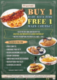 Morganfield’s Buy Baby Back Ribs FREE Main Course Promotion