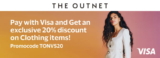 The Outnet: Get an Exclusive 20% Discount on Clothing Items with Visa