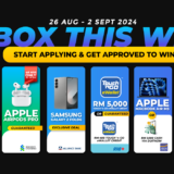 Merdeka Giveaway: Win a MacBook Air M3, Galaxy Z Fold6, and more with RinggitPlus credit card application on 26 August – 2 September 2024