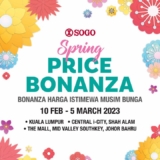 SOGO Spring Price Bonanza till 5 March 2023 @ SOGO Johor Bahru
