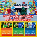 LEGOLAND Malaysia Offers save up to 25% for Day Ticket Promotion