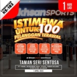 Al-Ikhsan Sports Taman Seri Sentosa, Klang Selangor Opening Free RM200 Vouchers Giveaways