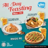 Vivo Pizza All Day Feast Weekday Exclusive Promotion 2023